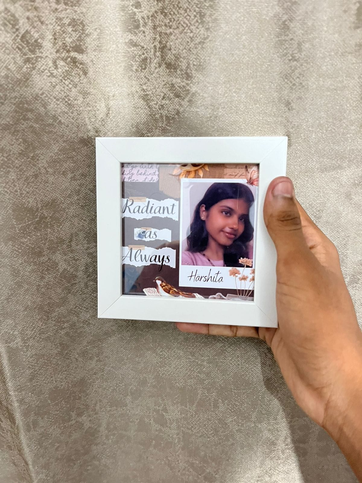 Mini Personalized Photo Frame with Name