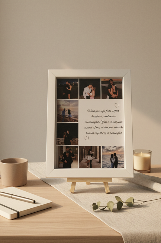 Personalized Photo Frame with a Message