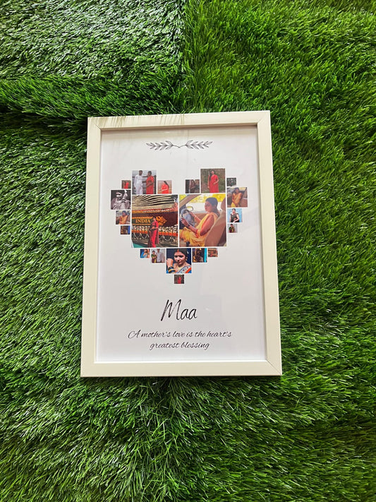 Heart-Shaped Photo Collage Frame